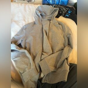 lululemon athletica Men's Zip-Up Gray Sweater